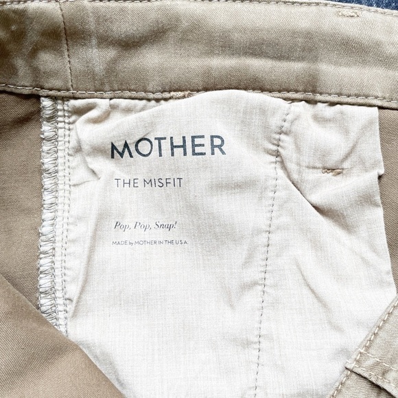 MOTHER Misfit Crop Moss Zipper Pants 27 - Picture 9 of 12